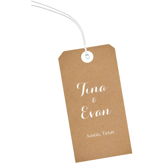 Brown Paper Large Hanging Gift Tags